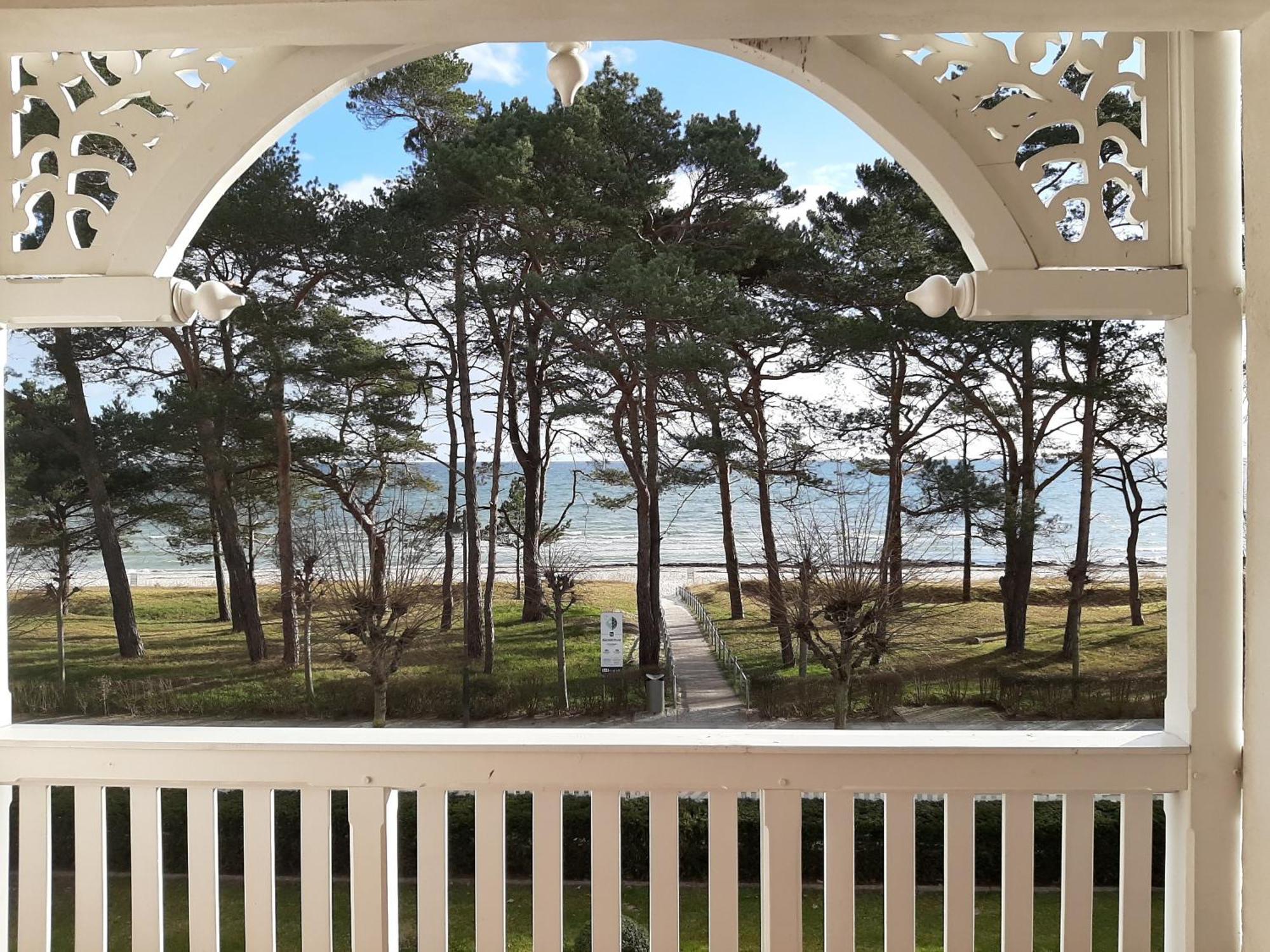 Ferienwohnung Ostseeblick In Der Villa Seeadler Binz Ngoại thất bức ảnh